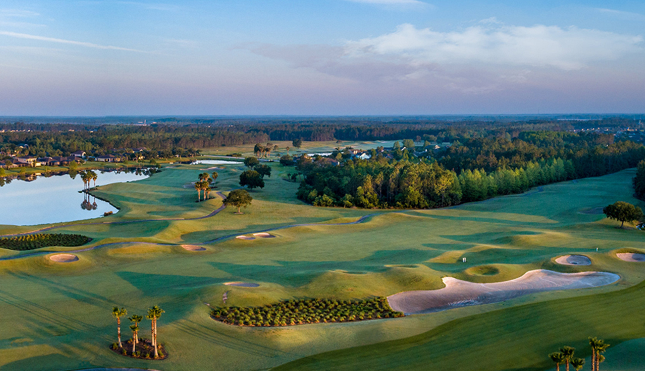 Golf Course Aerial View