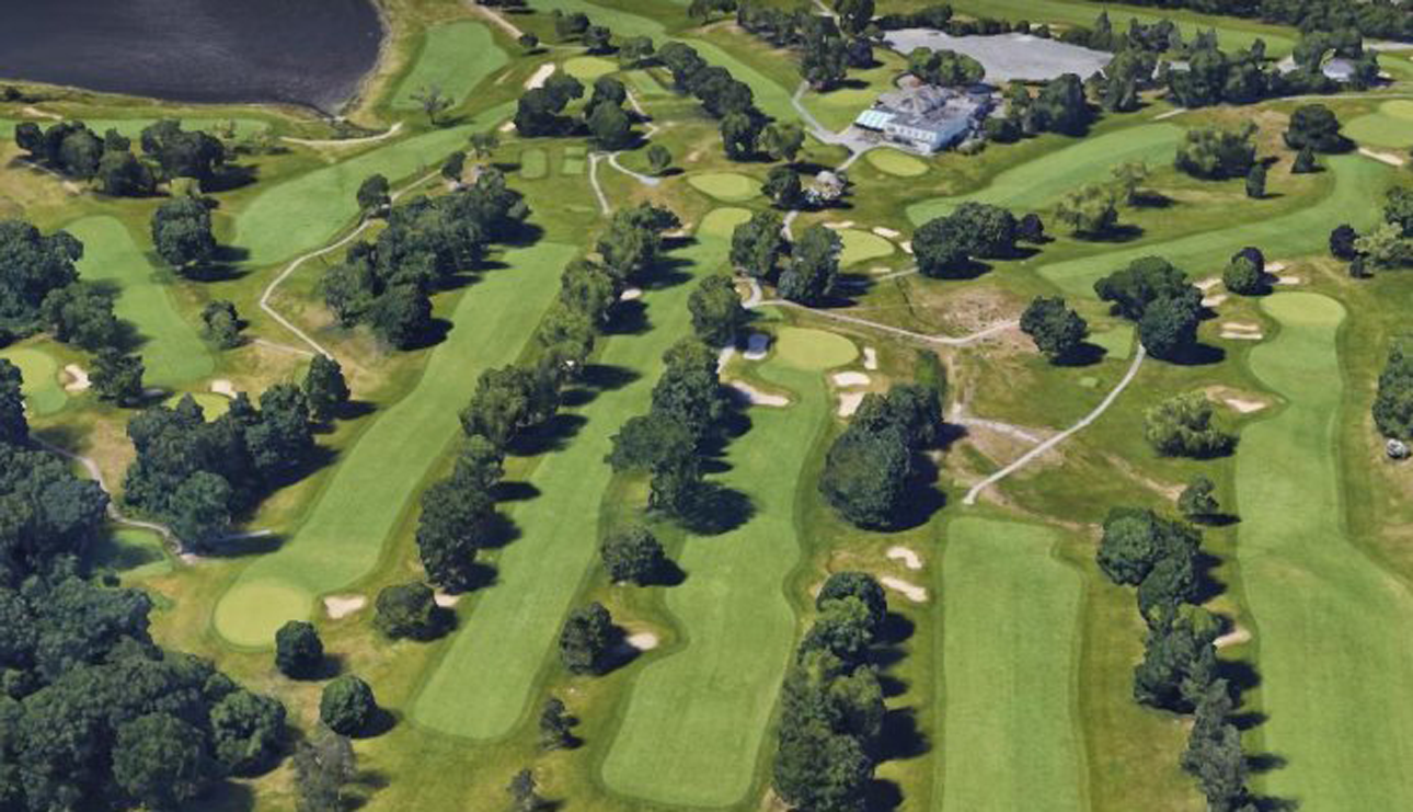 Golf Course Aerial View