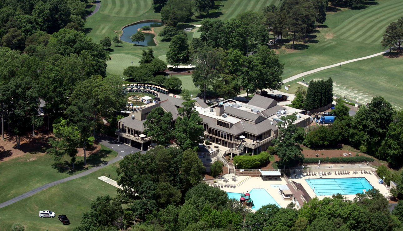 Golf Course Aerial View