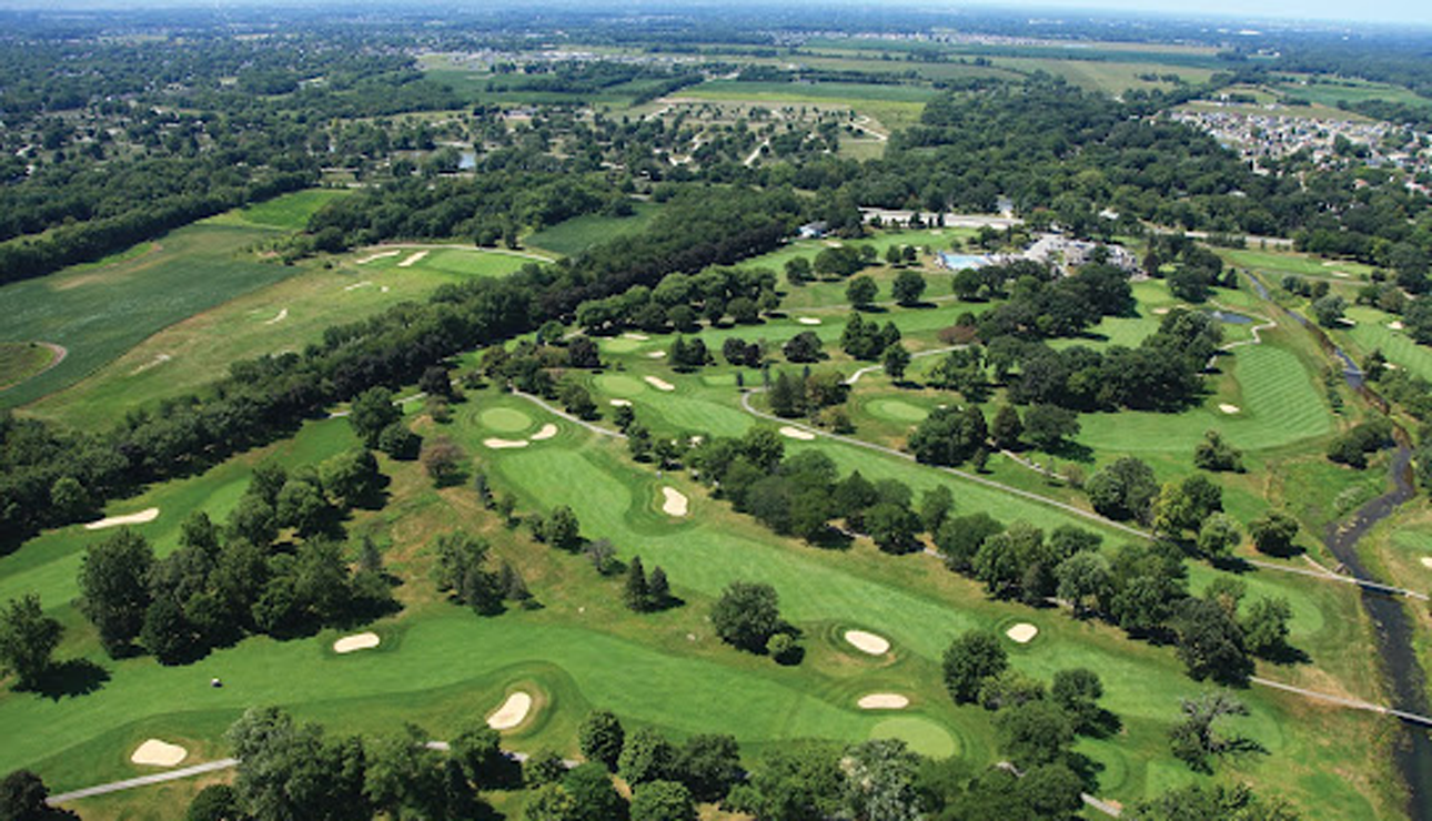 Golf Course Aerial View