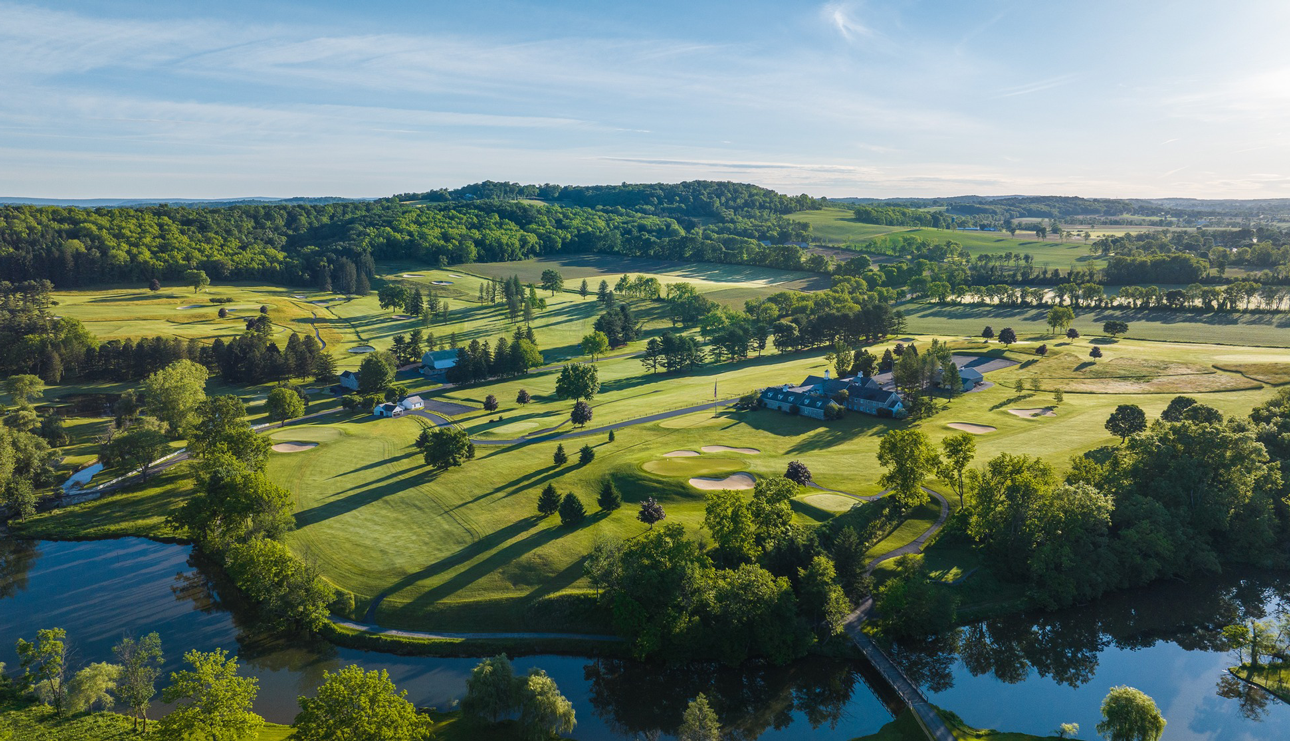 Golf Course Aerial View