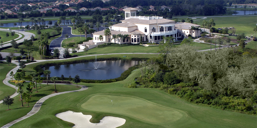 Aerial, Clubhouse, Golf