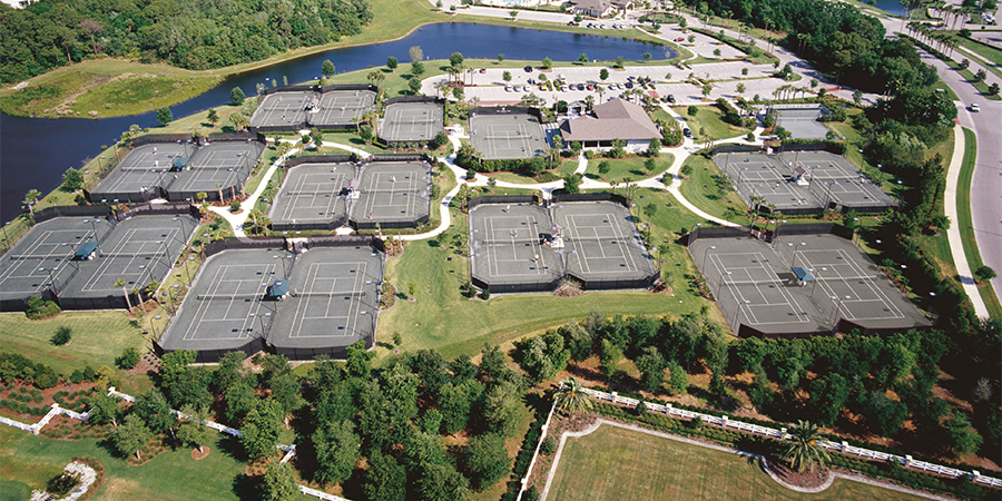 Tennis, Pickle ball, Courts, Aerial