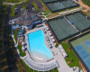 Aerial, Pool, Tennis Courts, Fitness Center, Clubhouse