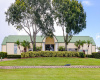 clubhouse, trees