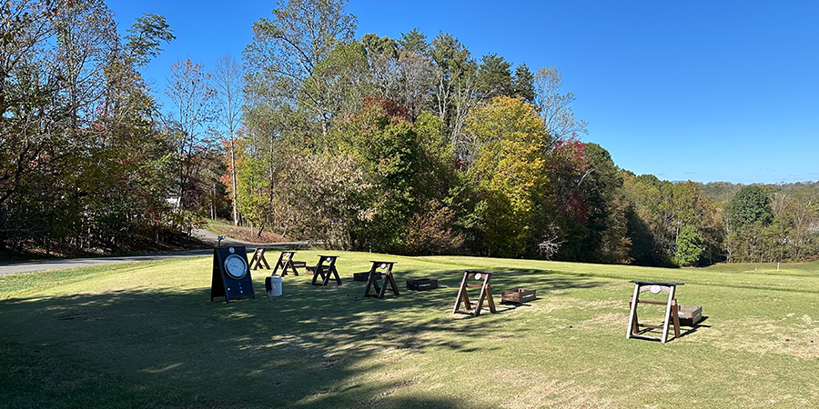 trees, golf course