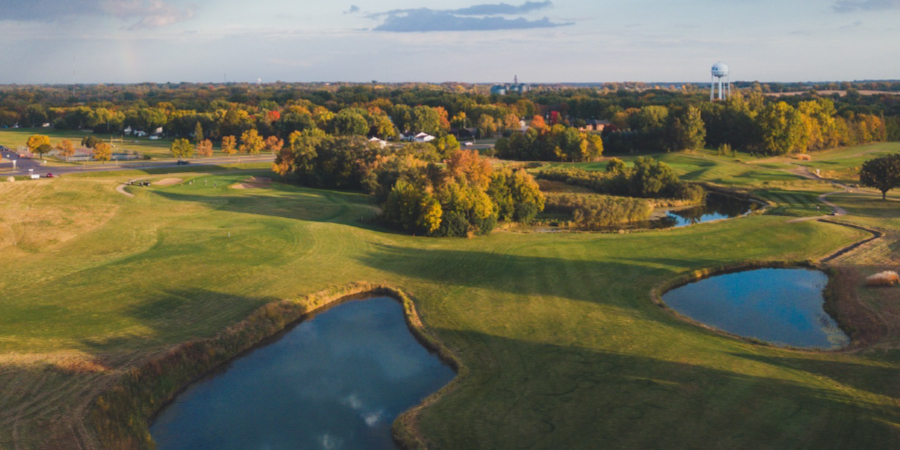 water, golf course, trees water, golf course, trees