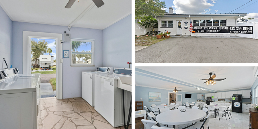 laundry room, clubhouse, tables, chairs laundry room, clubhouse, tables, chairs